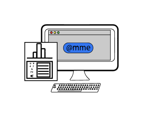 Logo représentant un ordinateur